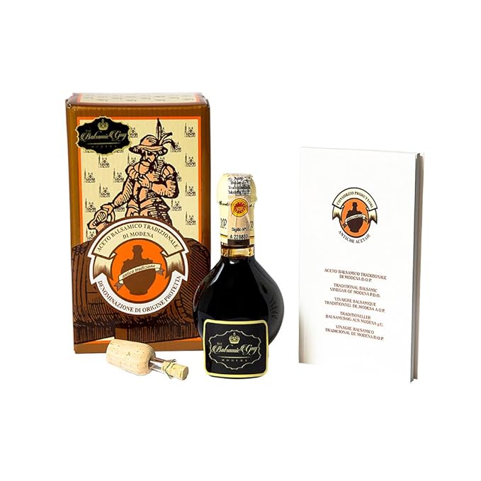 Balsamic Vinegar of Modena Traditional 12 year old DOP certified. Aceto Balsamico Tradizionale