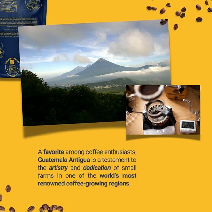 Passport Coffee Guatemala Antigua ??Medium roast Arabica from the Antigua Region. Flavor notes of