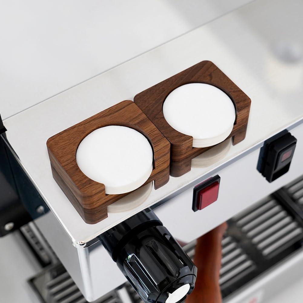 watchget Espresso Paper Filter Holder Coffee Filter Storage Container Coffee Filter Dispenser