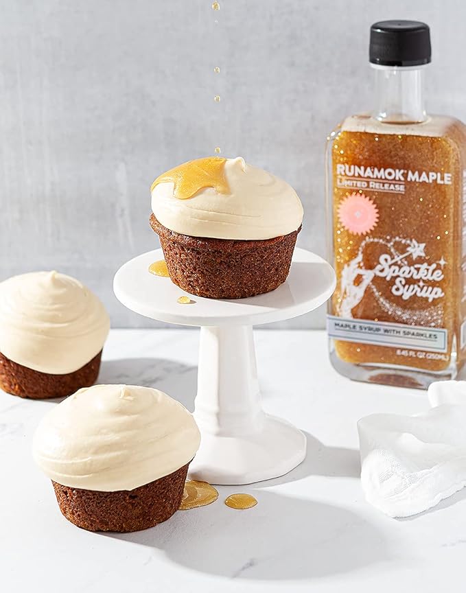 Runamok Sparkle Syrup - Maple Syrup Infused with Edible Sparkles, Perfect Pancake Syrup, Fun
