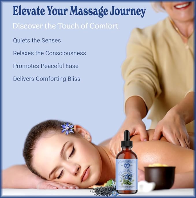Natural Born Oils Borage Seed Oil, 8oz, Organic, Cold-Pressed, Carrier Oil, Omega-6 Rich, Skin