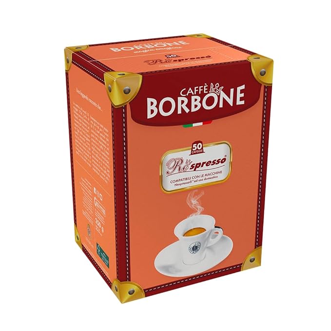 Caffe Borbone Nespresso Compatible Coffee Pods, Gold Blend, Freshly Roasted and Packaged in Italy