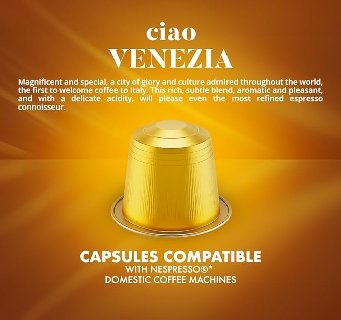 Caffè Borbone Aluminum Espresso Pods for Nespresso Coffee Machines, Intense, Smooth and Rich