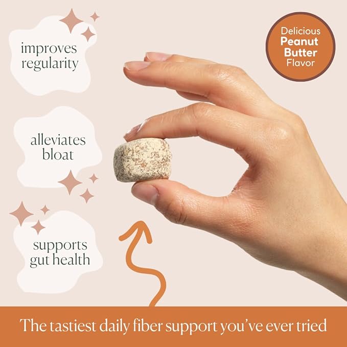 Fiber Supplement - 5g Daily Fiber Bite - Supports Regularity, Digestion and Gut Health - All