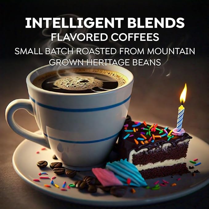Intelligent Blends Flavored Coffee Pods Variety Pack, 80 ct, 6 Assorted Flavors, Recyclable Single
