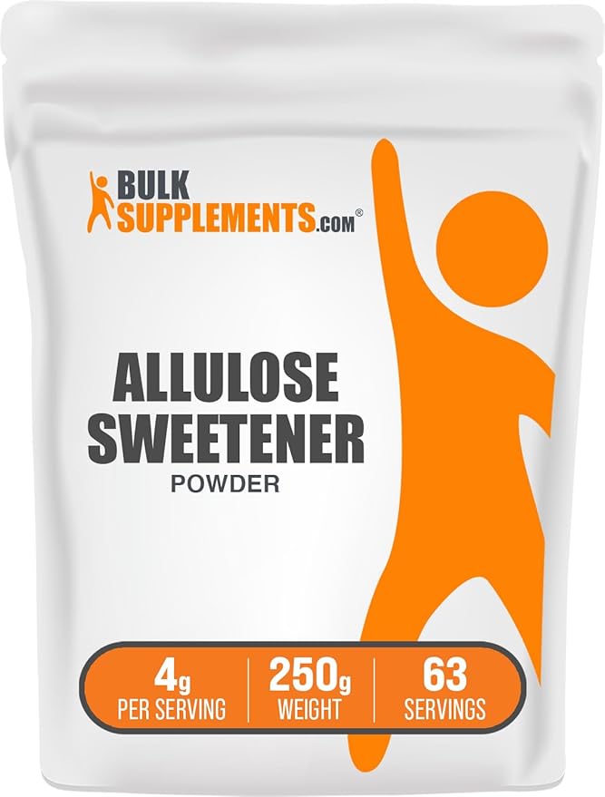 BulkSupplements.com Allulose Powder - Allulose Sweetener, Sugar Substitutes for Baking, Sugar
