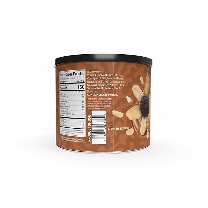 Sabatino Salted Caramel Truffle Peanuts ??Gourmet Roasted Peanuts with Salted Caramel & Black