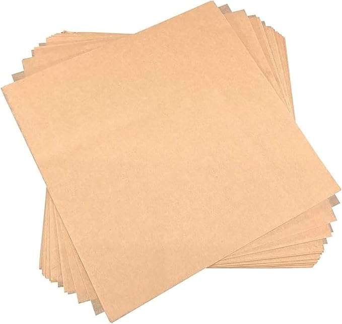500 PCS Precut Parchment Paper Squares for Baking Cookies, Unbleached Nonstick Wax Paper Sheets for