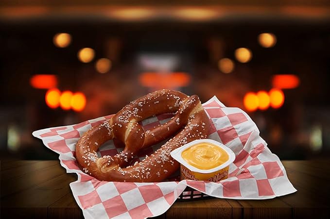 PretzelHaus Bakery Authentic Bavarian Plain Soft Pretzel | Individually Wrapped Pretzels | Pairs