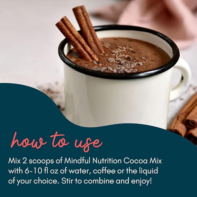 Mindful Nutrition Keto Protein Cocoa Mix with Collagen Peptides Powder & Organic MCT Oil Friendly