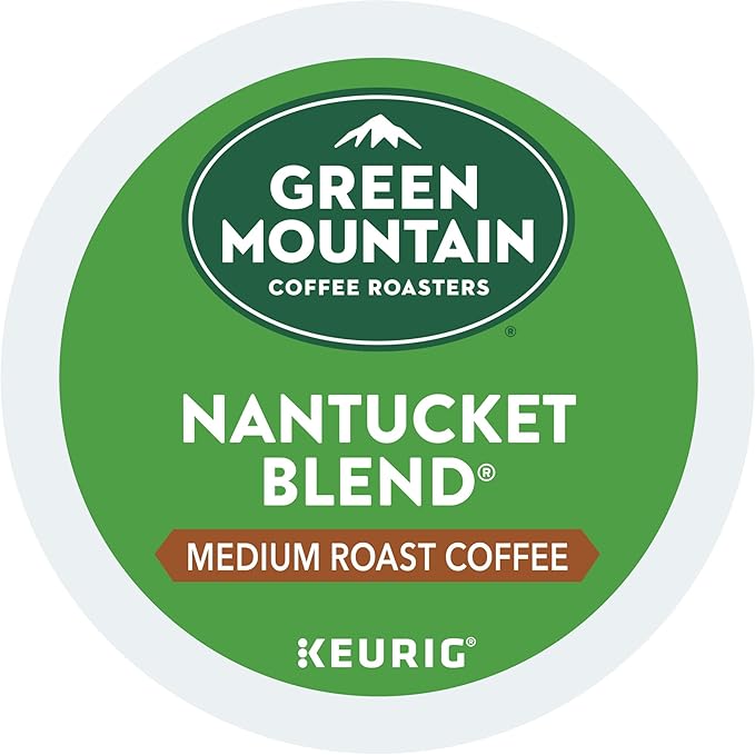 Green Mountain Coffee Roasters Nantucket Blend Keurig Single-Serve K-Cup Pods, Medium Roast Coffee, 96 Count