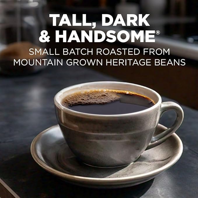 Maud's Dark Roast Instant Coffee, 26 ct, 100% Arabica Coffee, Instant Hot or Iced Coffee - Just add