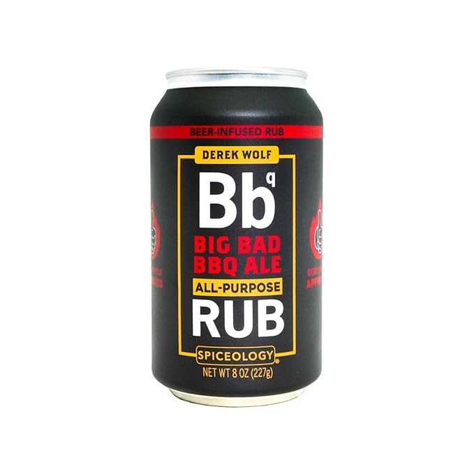 Spiceology & Derek Wolf - Big Bad BBQ Ale - Beer-Infused Barbecue Rubs, Spices and Seasonings - Use