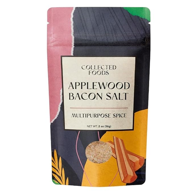 Premium Applewood Smoked Bacon Salt Seasoning - Real Bacon Seasoning Salt - Perfect for seasoning