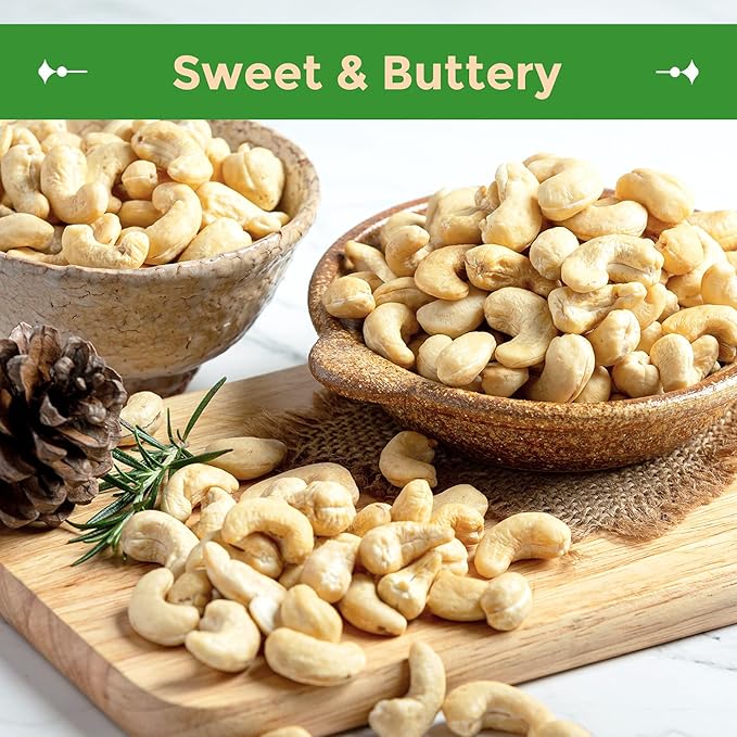 Sincerely Nuts - Raw Cashews Whole and Unsalted | Healthy Snack, Source of Protein | Keto and Paleo