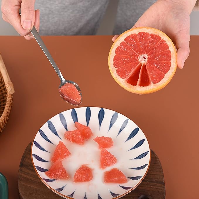 Grapefruit knife & Grapefruit Spoons, Grapefruit Utensil 3 Pieces Set, Stainless Steel Serrated