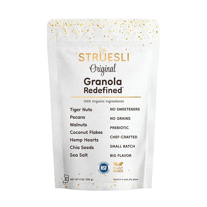 Struesli - Original Granola Redefined | No Added Sweeteners, No Grains | Keto & Paleo Friendly |