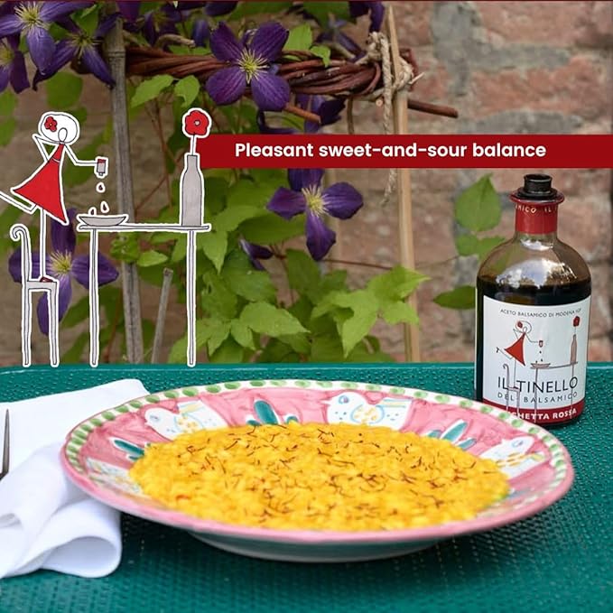 IL TINELLO Balsamic Vinegar of Modena IGP, Red Label, 100ml (8.5 fl oz) ??Aceto Balsamico di Modena