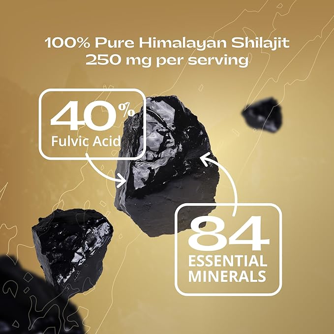 Colombian Coffee with Shilajit ??Medium Roast Organic Ground Coffee, Energy & Immunity Boost, 250mg