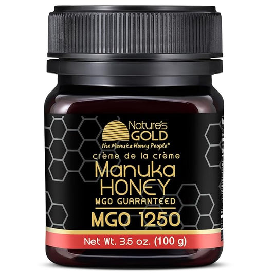 Nature’s Gold Raw Manuka Honey, Certified High MGO | Authentic MGO, 100% Pure Genuine Traceable