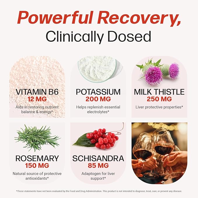 Life Happns Pour Decisions Liver Health Supplement with Milk Thistle, Vitamin B6, Electrolytes
