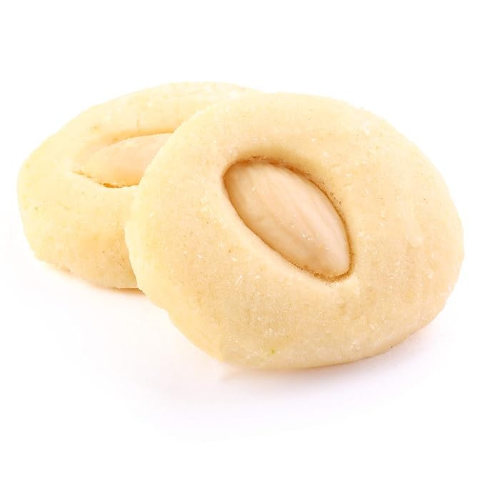 Zalatimo Sweets Since 1860, 100% All-Natural Sesame & Butter Shortbread Cookies, Round Gift Tin