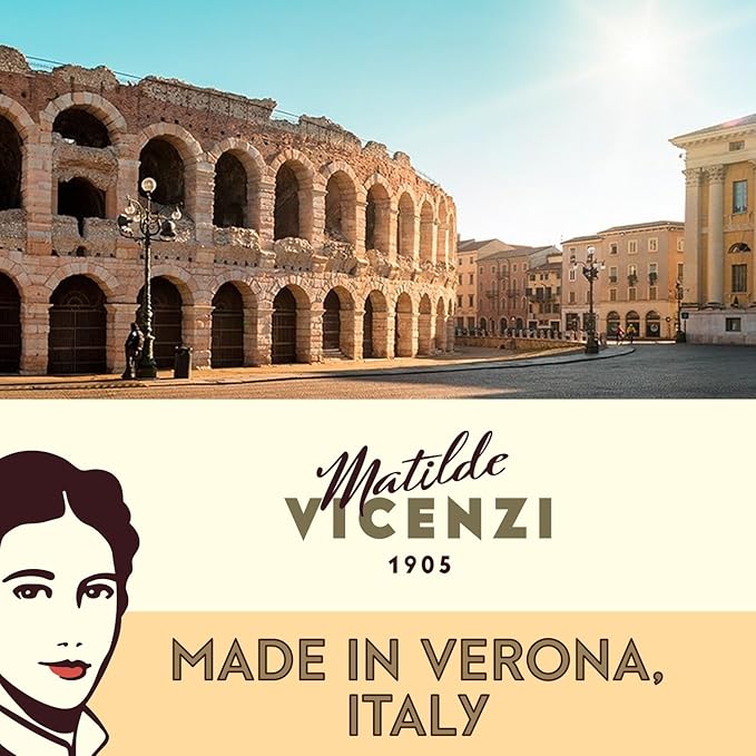 Matilde Vicenzi Verona Gift Tin - Assortment of Italian Pastries and Cookies for Gifting - 32oz