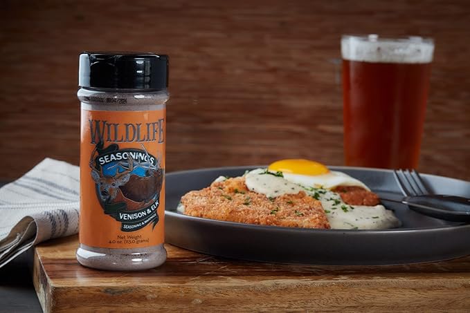 Wildlife Seasonings Venison & Elk Marinade – Wine Based with Robust Earthy Spices for a Bold Flavor