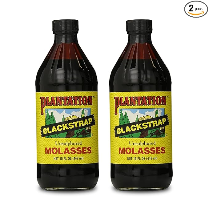 Plantation Blackstrap Molasses Bottle 15 oz (Pack of 2)