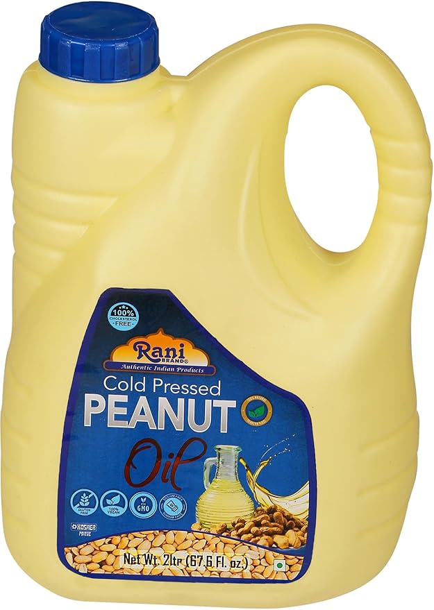 Rani Peanut Oil 67.6 Ounce (2 Liter) Cold Pressed | 100% Natural | NON-GMO | Kosher | Vegan |