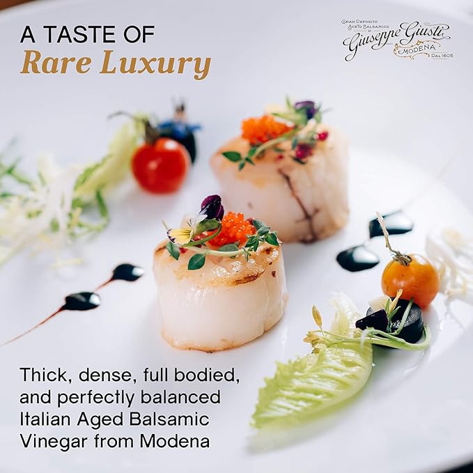 Giusti Italian Balsamic Vinegar of Modena IGP ??3 Gold Medals Thick, Rich & Balanced Aceto