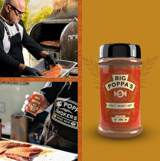 Big Poppa's Sweet Money Hot Seasoning — Irresistible Sweet & Spicy Blend with Jalapeno Powder