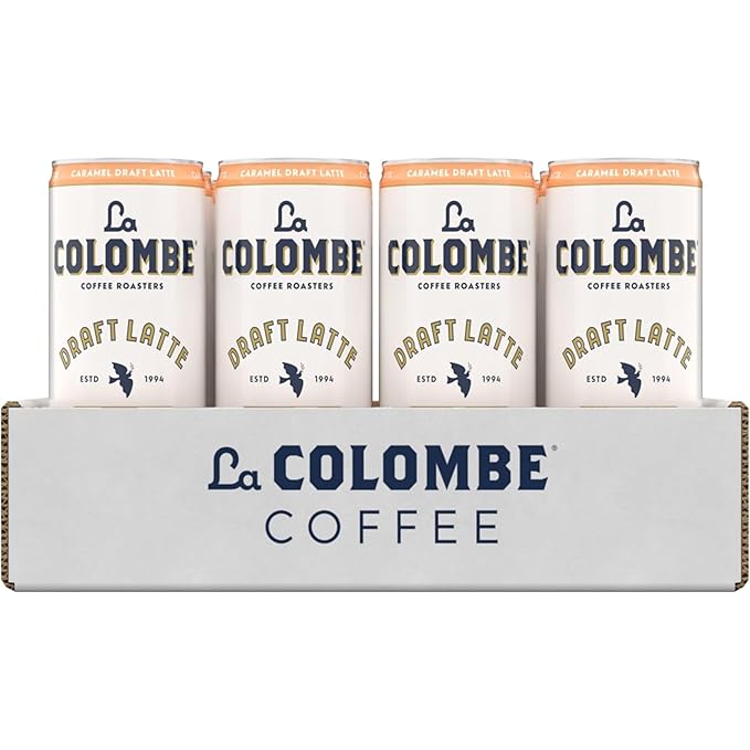 La Colombe Coffee, Caramel Draft Latte, 11 fl oz Cans (Pack of 12), Coffeehouse Quality Cold Brew