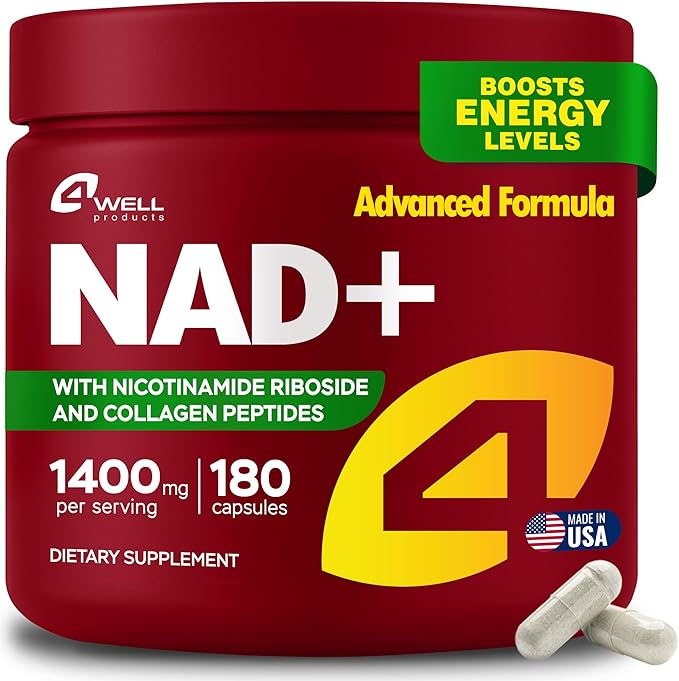 NMNH Supplement Alternative - NAD Supplement 1400mg Supports Healthy Aging Complex with