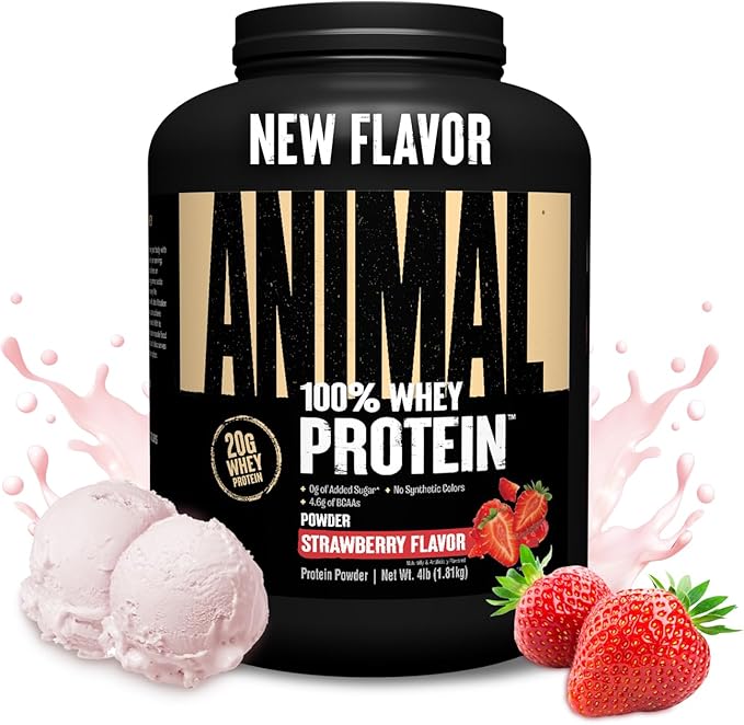 Animal 100% Whey Protein Powder ??Whey Blend for Pre or Post Workout, Recovery, Anytime Low Sugar