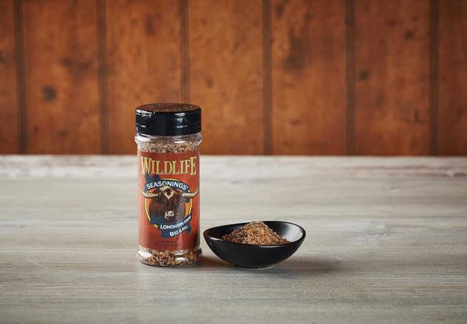 Wildlife Seasonings Longhorn Steak ??Big & Bold Flavor for Beef, Pork, Chicken, and Vegetables for