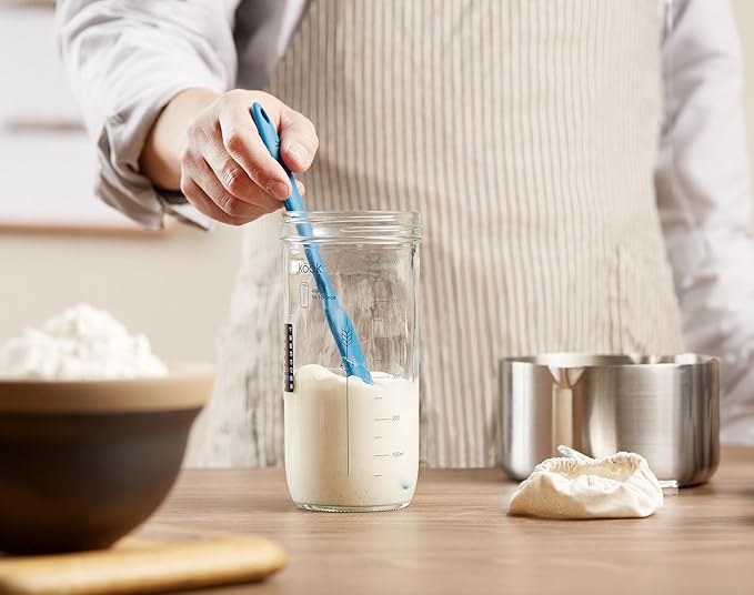 Sourdough Starter Kit, by Kook, Sourdough Starter Jar, Sourdough Bread Baking Supplies, Date Marked