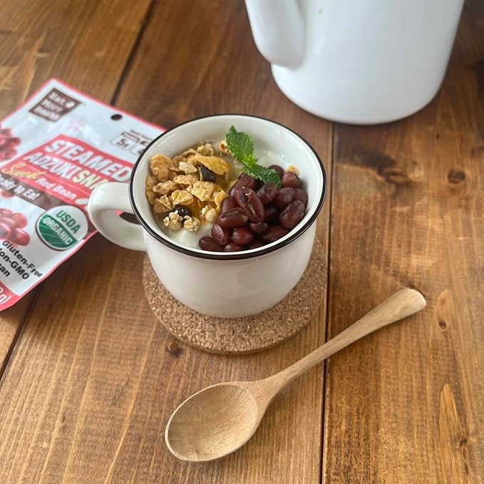 ?륟at More Beans?멣TEAMED ADZUKI SNACK -Sweet Red Bean, steamed bean, Organic Adzuki Beans, healthy