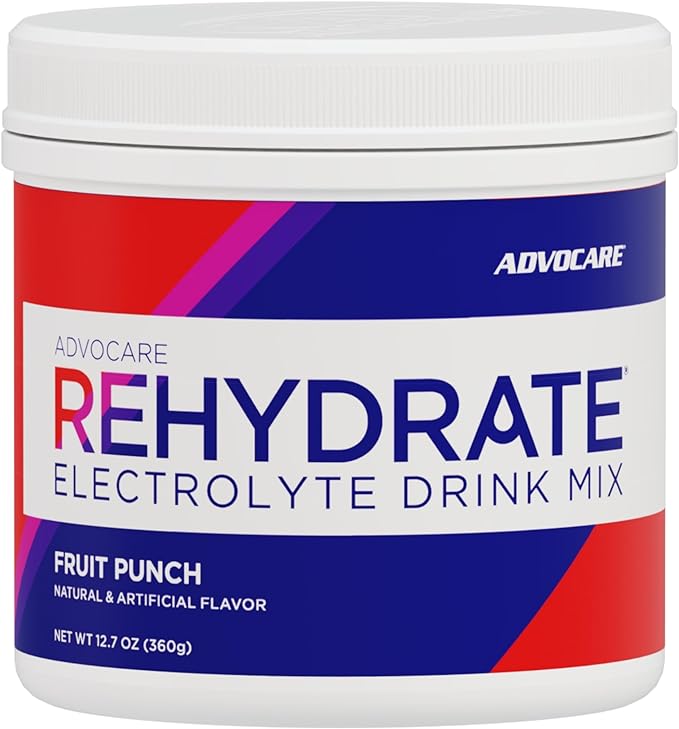 AdvoCare Rehydrate Electrolyte Drink Mix - Hydration & Recovery Drink with Sodium, Potassium & More