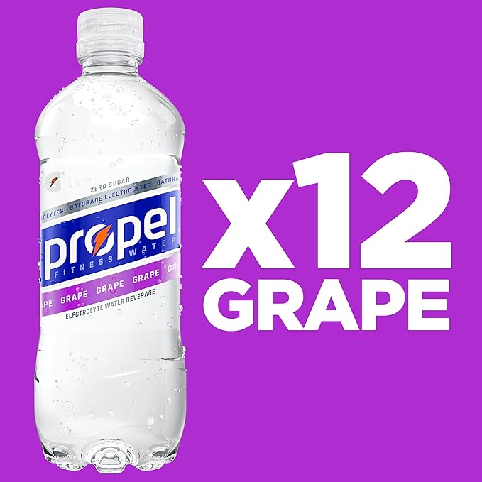 Propel Electrolyte Enhanced Water Sports Drink, Grape Flavored Water, Zero Calorie & Zero Sugar
