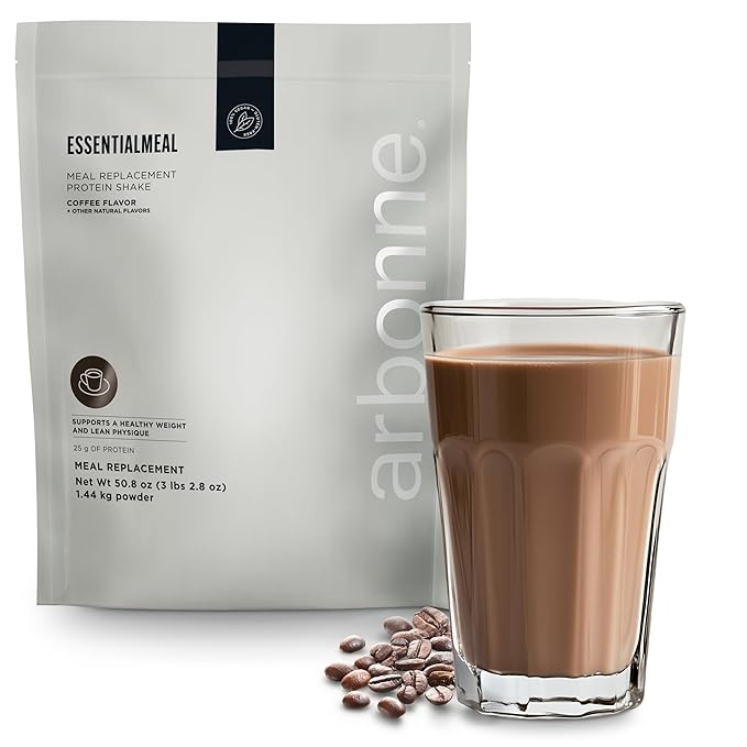 Arbonne EssentialMeal Meal Replacement Shake - Protein Shake, Vegan Protein Powder, Complete Daily