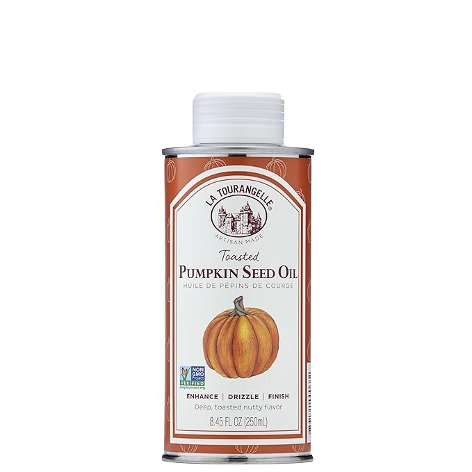 La Tourangelle, Toasted Pumpkin Seed Oil, Great for Cooking, Salad Dressings, Pastas, and Spreads