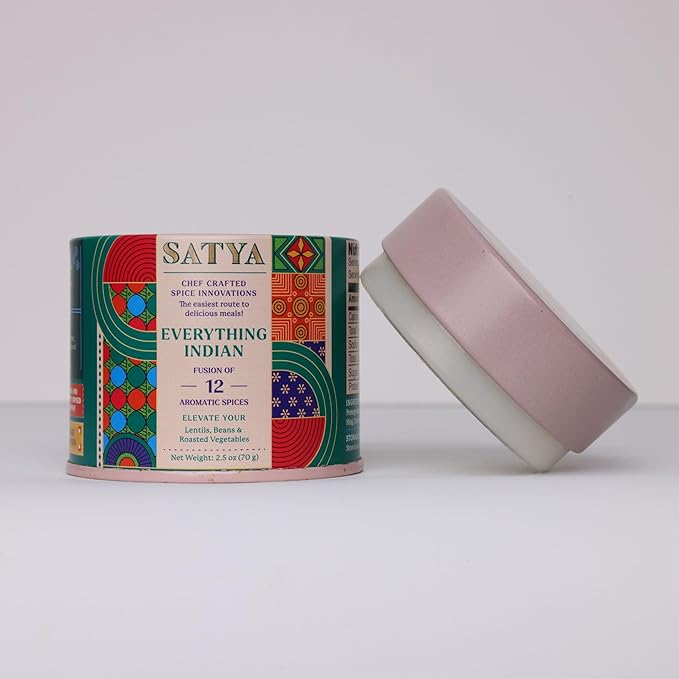 Satya Blends Everything Indian Masala-Tangy, Spicy Flavor 12 Spice Blend | Vegan & Low Sodium |