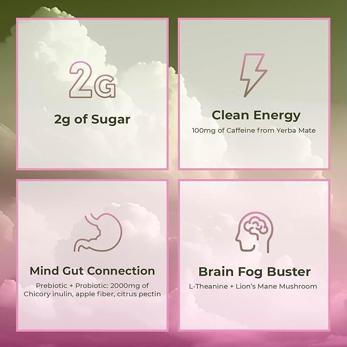 Yerba Magic - Yerba Mate Instant Tea Powder, 3-in-1 Super Drink - Clean Energy, Brain Fog Buster
