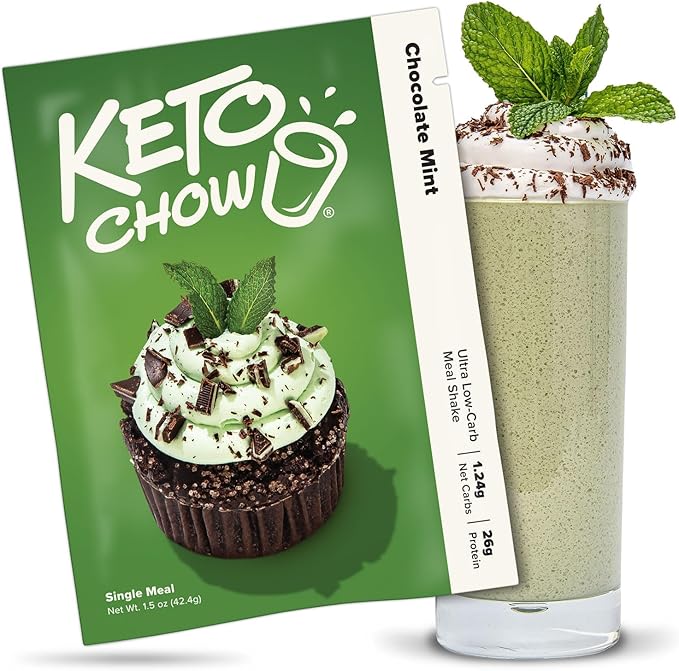 KETO CHOW CHOCOLATE MINT - 1 MEAL PACK