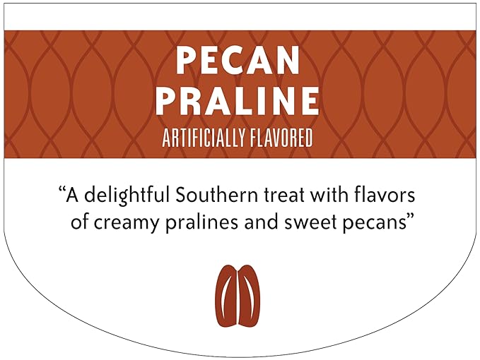Community Coffee Pecan Praline Flavored 72 Count Coffee Pods, Medium Roast, Compatible with Keurig