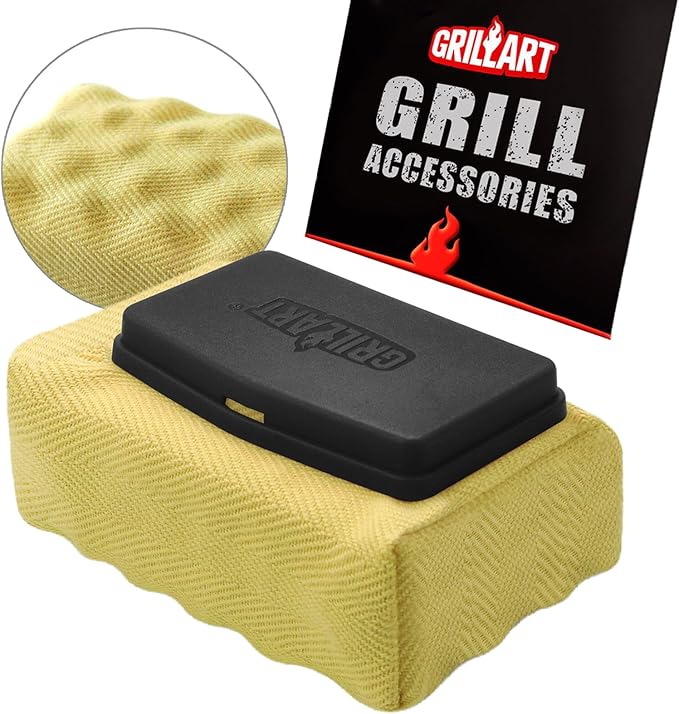 GRILLART Grill Brush Bristle Free, Replaceable BBQ Cleaning Head (No Handle), Safe Replacement