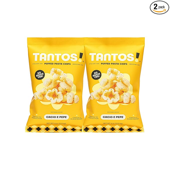 Tantos! Puffed Pasta Chips ??Healthy Pasta Snack by Top Chef Joe Sasto ??Plant-Based, Low Calorie