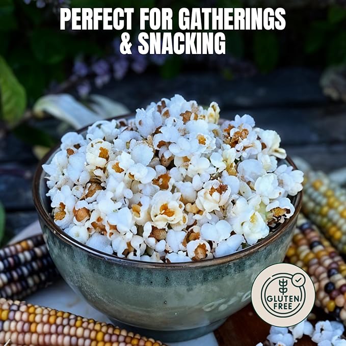 Marsh Hen Mill Indigo Popcorn Kernels | Vibrant Blue Kernels That Pop into Crisp White Flakes |