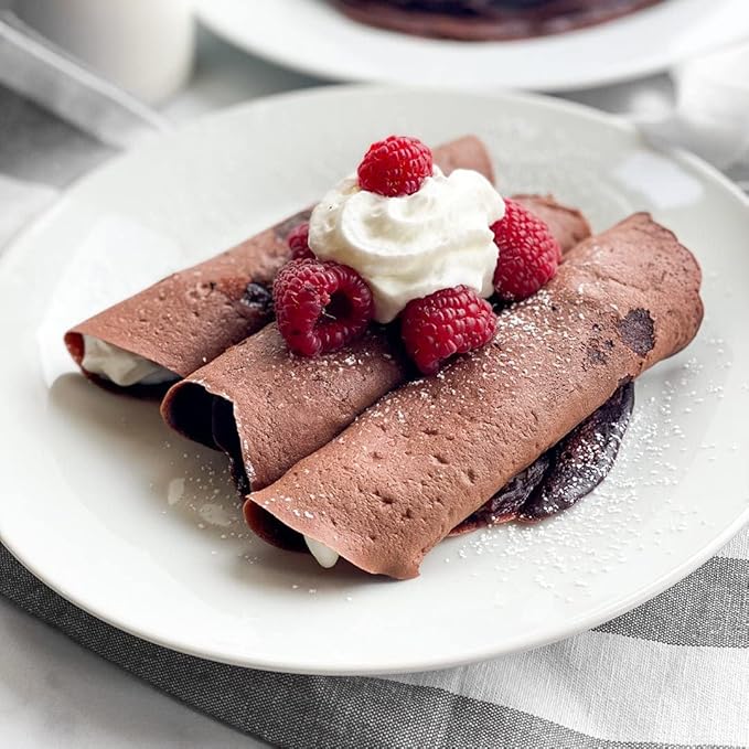 ProDough High Protein- Gluten Free French Crepe Mix, Low Carb, 8g of Protein per Serving, No Added